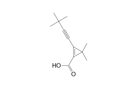 1-(3,3-Dimethyl-1-yl)-2,2-dimethylcyclopropene-3-carboxylic acid