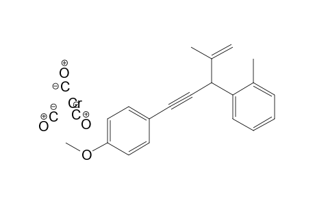 Tricarbonyl-{1-[1'-(2"-propenyl)-3'-(p-methoxyphenyl)propargyl]-2-methylphenyl)}-chromium