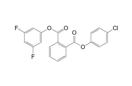 Phthalic acid, 4-chlorophenyl 3,5-difluorophenyl ester