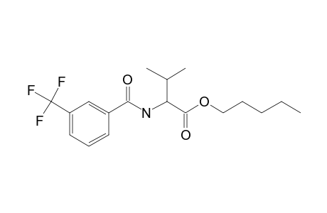 L-Valine, N-(3-trifluoromethylbenzoyl)-, pentyl ester