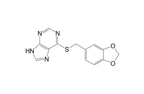 6-[(1,3-benzodioxol-5-ylmethyl)sulfanyl]-9H-purine