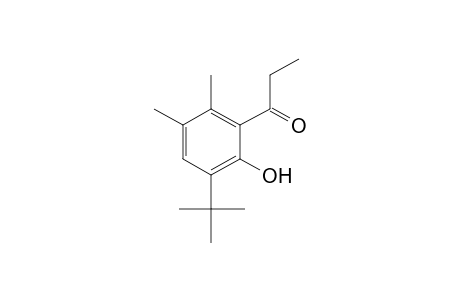 3'-tert-butyl-5',6'-dimethyl-2'-hydroxypropiophenone