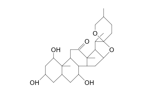 1.beta.,7.beta.-Dihydroxyhecogenin