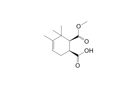 (1S,6S)-6-Methoxycarbonyl-4,5,5-trimethylcyclohex-3-ene-1-carboxylic acid