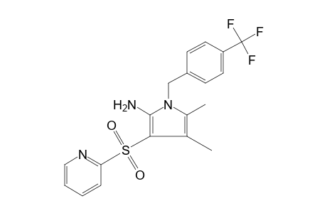 2-{{2-amino-4,5-dimethyl-1-[p-(trifluoromethyl)benzyl]pyrrol-3-yl}sulfonyl}pyridine