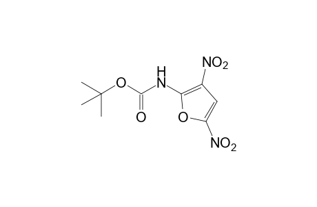 3,5-dinitro-2-furancarbamic acid, tert-butyl ester