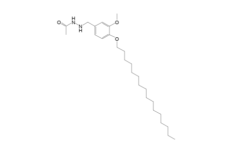 acetic acid, 2-[4-(hexadecyloxy)-3-methoxybenzyl]hydrazide