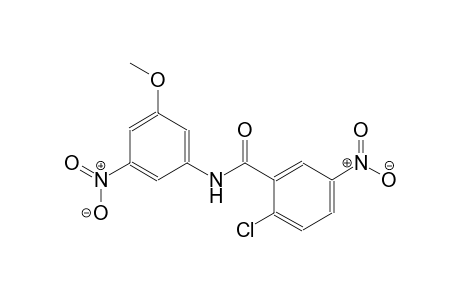 2-chloro-N-(3-methoxy-5-nitrophenyl)-5-nitrobenzamide