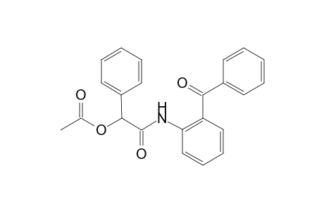 Acetic acid, 2-[(2-benzoylphenyl)amino]-2-oxo-1-phenylethyl ester