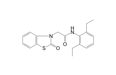 3(2H)-Benzothiazoleacetamide, N-(2,6-diethylphenyl)-2-oxo-