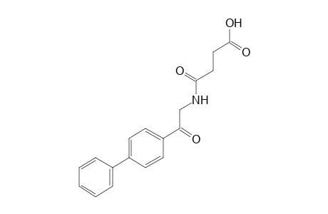 N-(p-phenylphenacyl)succinamic acid