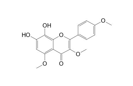 3,5-Dimethoxy-2-(p-methoxyphenyl)-7,8-dihydroxy-benzopyran-4(4H)-one