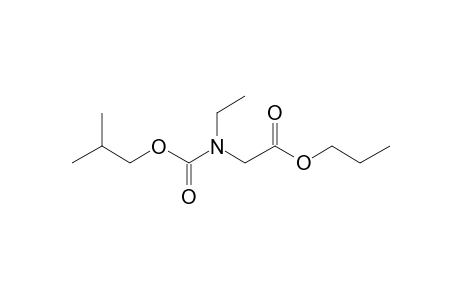 Glycine, N-ethyl-N-isobutoxycarbonyl-, propyl ester