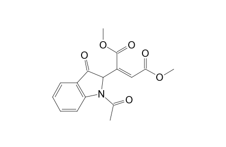 Dimethyl 2-(1-acetyl-3-oxoindolin-2-yl)but-2-enedioate