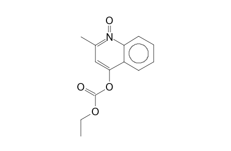 Quinaldine, 4-ethoxycarbonyloxy-, N-oxide