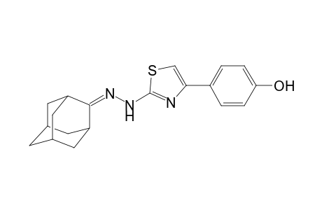 4-((2-Adamantanylidenehydrazinyl)thiazol-4-yl)phenol