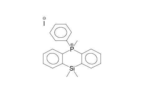 9-PHENYL-9,10,10-TRIMETHYL-9,10-DIHYDRO-9-PHOSPHA-10-SILAANTHRENONIUMIODIDE