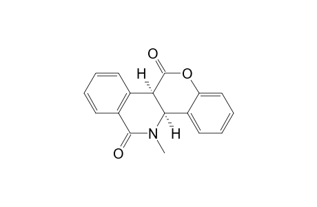 cis-5-Methyl-11H-4b,10b-dihydro[1]benzopyrano[4,3-c]isoquinoline-6,11(5H)-dione