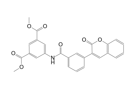 dimethyl 5-{[3-(2-oxo-2H-chromen-3-yl)benzoyl]amino}isophthalate