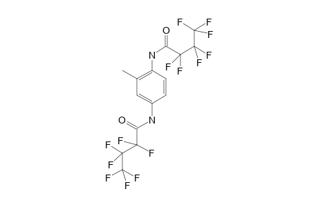 2-Methylbenzene-1,4-diamine, N1,N4-bis(heptafluorobutyryl)-