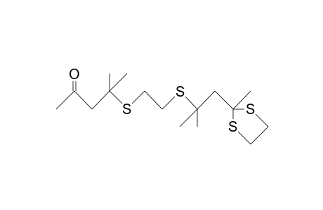 2-METHYL-2-(2,2,7,7-TETRAMETHYL-9-OXO-3,6-DITHIADECYL)-1,3-DITHIOLAN