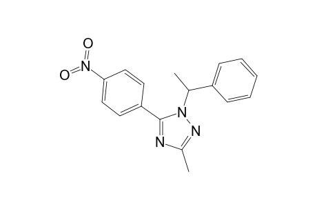 5-(4-NITROPHENYL)-3-METHYL-1-(1-PHENYLETHYL)-1H-1,2,4-TRIAZOLE