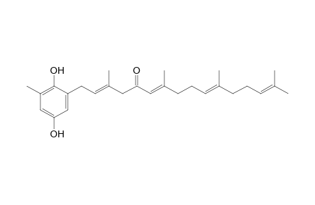 2-[(2'E,6'E,10'E)-5'-Oxo-3',7',11',15'-tetramethylhexadeca-2',6',10',14'-tetraenyl]-6-methylhydroquinone