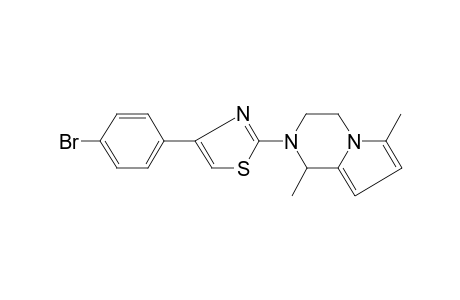 2-[4-(4-bromophenyl)-1,3-thiazol-2-yl]-1,6-dimethyl-1,2,3,4-tetrahydropyrrolo[1,2-a]pyrazine