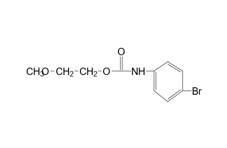 2-methoxyethanol, p-bromocarbanilate