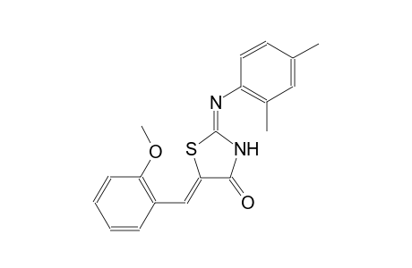 (5Z)-2-(2,4-dimethylanilino)-5-(2-methoxybenzylidene)-1,3-thiazol-4(5H)-one