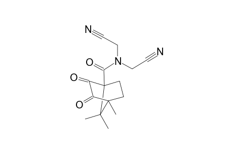 N,N-bis(cyanomethyl)-4,7,7-trimethyl-2,3-dioxobicyclo[2.2.1]heptane-1-carboxamide