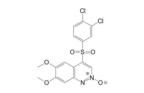 4-[(3,4-dichlorophenyl)sulfonyl]-6,7-dimethoxycinnoline, 2-oxide