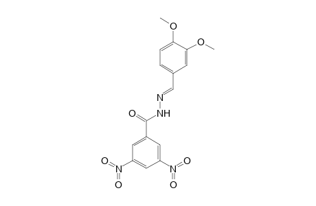 N'-[(E)-(3,4-Dimethoxyphenyl)methylidene]-3,5-dinitrobenzohydrazide