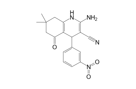 2-AMINO-3-CYANO-7,7-DIMETHYL-4-(3'-NITROPHENYL)-5,6,7,8-TETRAHYDRO-4H-CHROMENE