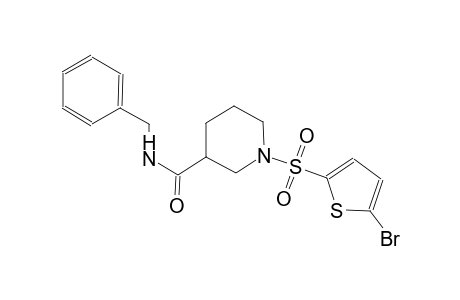 N-benzyl-1-[(5-bromo-2-thienyl)sulfonyl]-3-piperidinecarboxamide