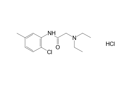 6'-chloro-2-(diethylamino)-m-acetotoluidide, monohydrochloride