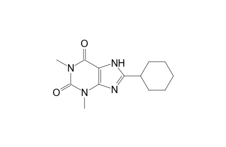 8-cyclohexyl-1,3-dimethyl-3,7-dihydro-1H-purine-2,6-dione