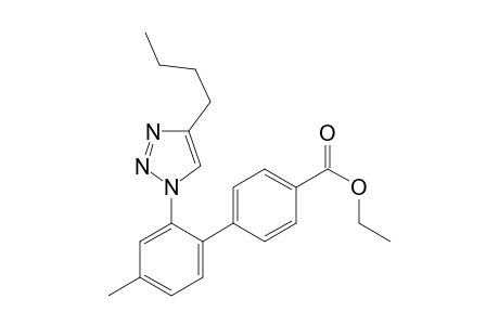 2'-(4-Butyl-1,2,3-triazol-1-yl)-4'-methylbiphenyl-4-carboxylic acid ethyl ester