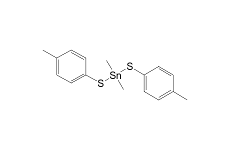 bis(p-tolylthio)dimethylstannane