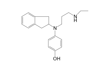 Aprindine-M (N-deethyl-HO-ring) MS2