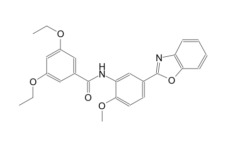 N-[5-(1,3-benzoxazol-2-yl)-2-methoxyphenyl]-3,5-diethoxybenzamide