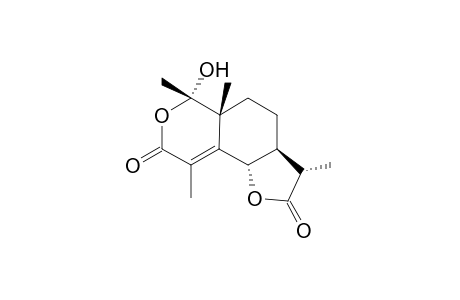 1,4,4a,7-Tetramethyloctahydro-4-hydroxy-2H-furo[2,3-f]benzopyran-2,8(3H)-dione