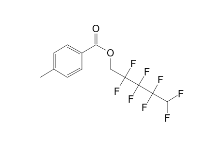 4-Methylbenzoic acid, 2,2,3,3,4,4,5,5-octafluoropentyl ester