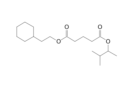 Glutaric acid, 2-(cyclohexyl)ethyl 3-methylbut-2-yl ester