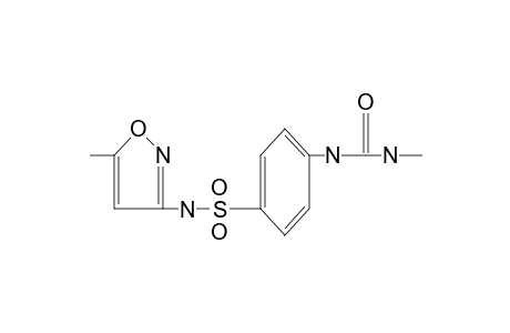 1-methyl-3-{p-[(5-methyl-3-isoxazolyl)sulfamoyl]phenyl}urea