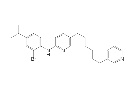 2-Pyridinamine, N-[2-bromo-4-(1-methylethyl)phenyl]-5-[6-(3-pyridinyl)hexyl]-