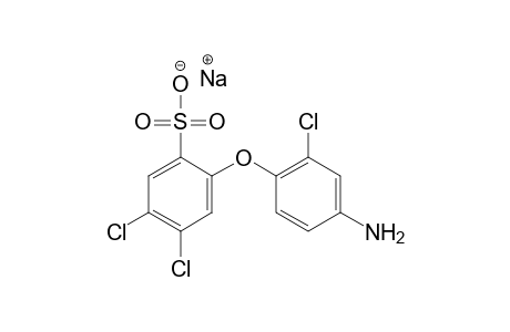 2-(4-amino-2-chlorophenoxy)-4,5-dichlorobenzenesulfonic acid, sodium salt