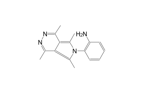 2-(1,4,5,7-tetramethyl-6H-pyrrolo[3,4-d]pyridazin-6-yl)phenylamine