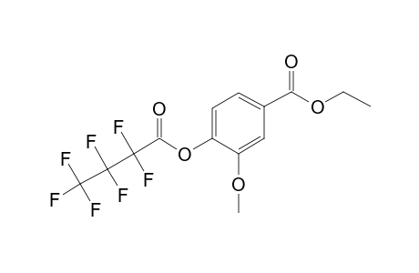 Ethyl vanillate, o-(heptafluorobutyryl)-