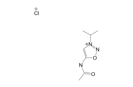 3-ISOPROPYL-5-ACETYLAMINO-1,2,3-OXADIAZOLE_CHLORIDE